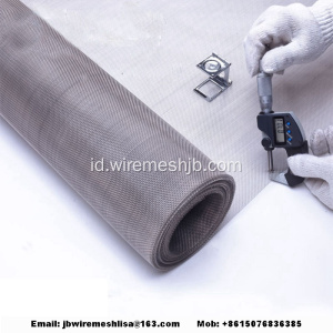 304/316 Kain Tenun Stainless Steel Wire Mesh